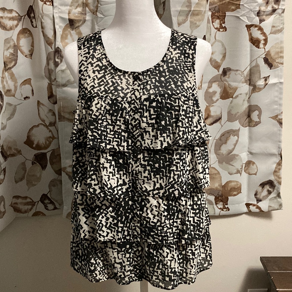 Loft Button Down Tank Top